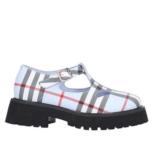 Plaid Mary Jane Platform Shoes